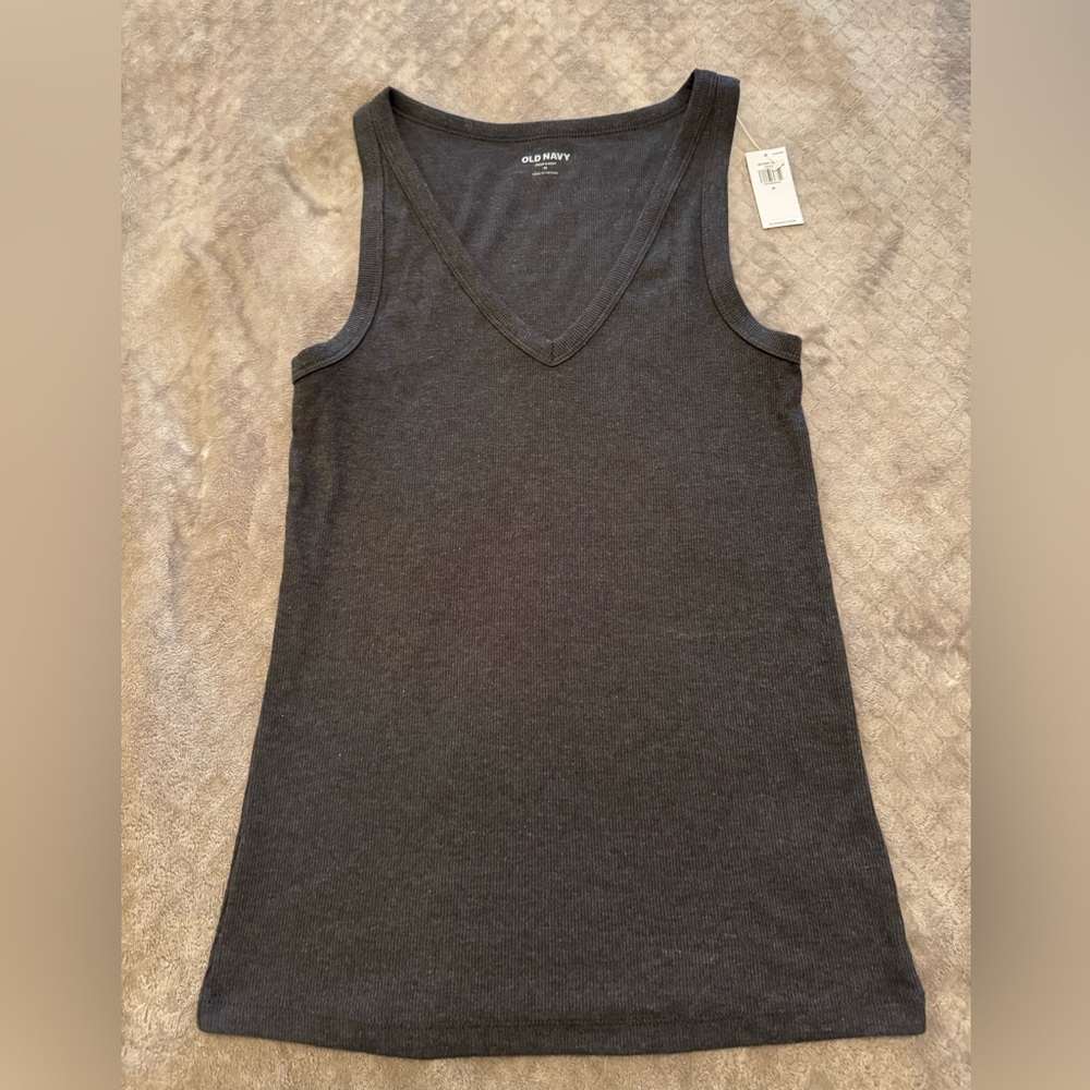 Bundle of 3 Tank Tops (charcoal, light gray, black) / Size Medium / Old Navy - Picture 2 of 7